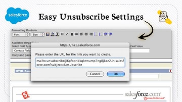 Hoe u een afmeldlink toevoegt aan een Salesforce-e-mailsjabloon