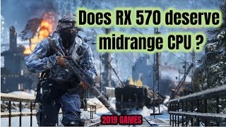 Does Radeon RX 570 need high end CPU ?