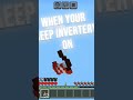 #when your keep invertery is on #minecraft