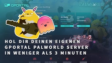 Hol Dir Deinen eigenen GPORTAL Palworld Server in weniger als 3 Minuten