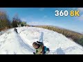 Skitury na Kaszubach 360 VR, Jelenia Góra Paraszyno, Rumia - narty - zjazdy ponad 100m różnicy poz.