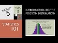 Statistics 101: Introduction to the Poisson Distribution