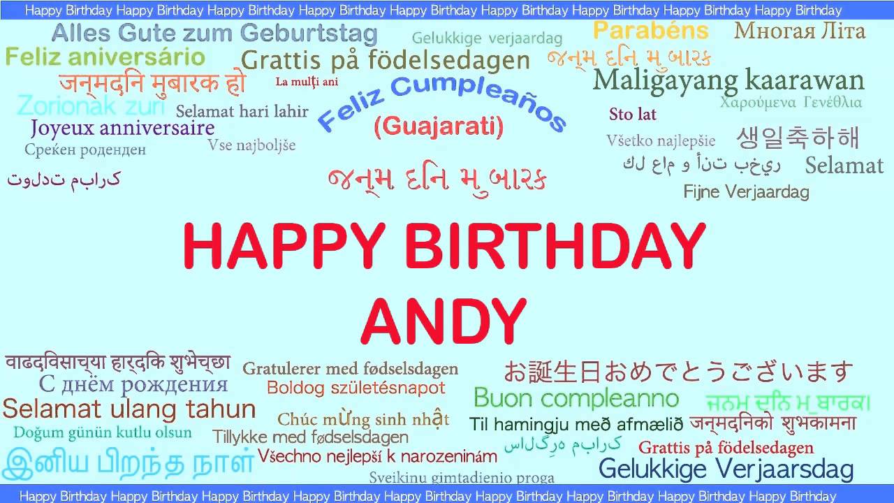Andy Languages Idiomas - Happy Birthday - YouTube