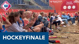 Toeschouwers Olympic Festival door dolle heen na gewonnen hockeyfinale - OMROEP WEST