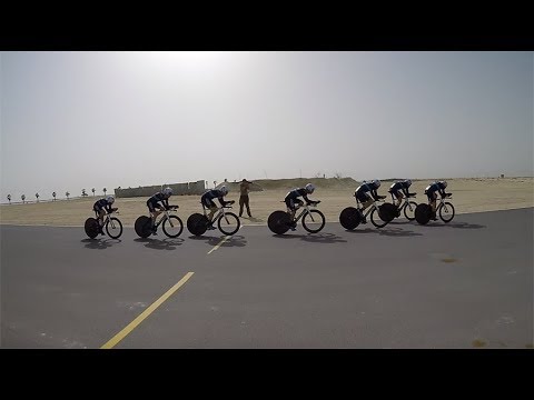 Video: A team of diabetic cyclists is taking part in the Dubai Tour