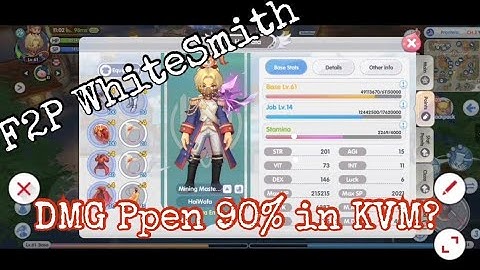 Ragnarok X Generation - Full Video F2P WhiteSmith in KVM.