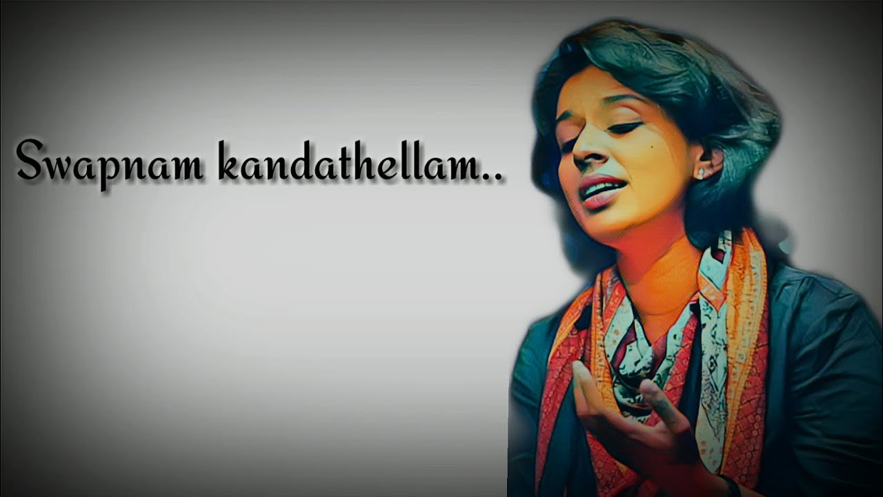 Swapnam kandathellam  sithara  lyrical song  whatsapp status