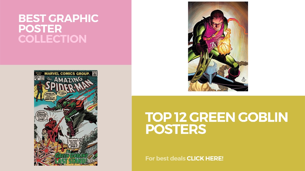 Top 12 Green Goblin Posters // Best Graphic Poster Collection