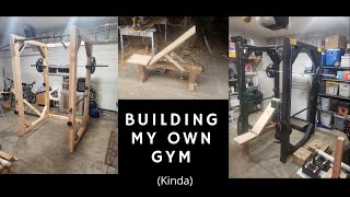 Building My Own Power Squat Rack Home Gym