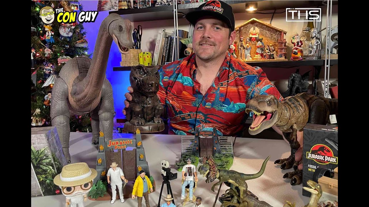 JURASSIC PARK 30TH ANNIVERSARY COLLECTIBLES UNBOXING | The Con Guy ...