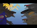 Team GODZILLA vs Team MUTO  |  FULL BATTLE  |  MonsterVerse & Pacific Rim Pivot Animation