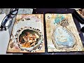 Junk Journal~Using Up Book Pages Ep 72  How to Make a Fun Book Page Wallet!! :)The Paper Outpost! :)