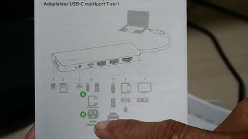 แกะกล่อง Belkin ที่มี Port 7 ช่องต่อเป็น USB-C เพียง 1 ช่องเพื่อใช้กับ Macbook