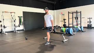 2 DB RFE Split Squat