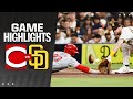 Reds vs padres game highlights 42924  mlb highlights