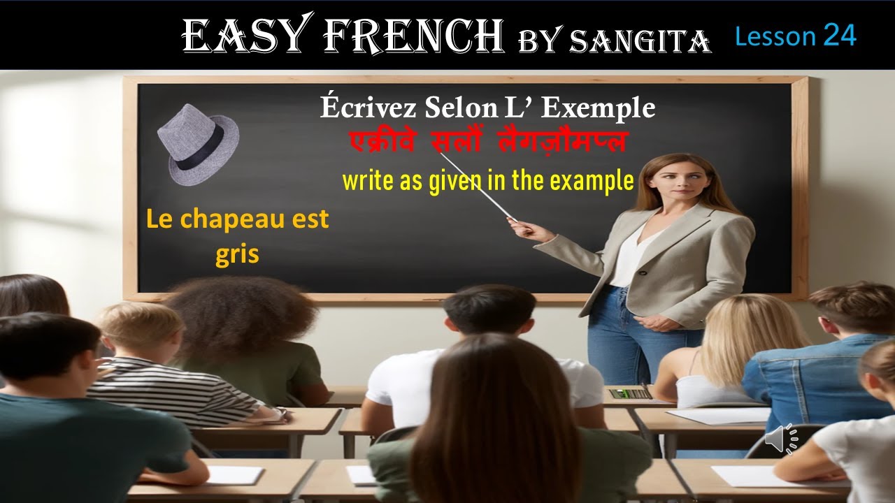 French Écrivez Selon L’Exemple//French Write As Given In The Example FR ...