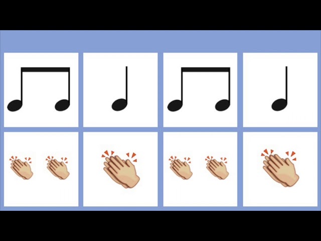Rhythm Practice with Quarter Notes and Eighth Notes - 80 bpm class=