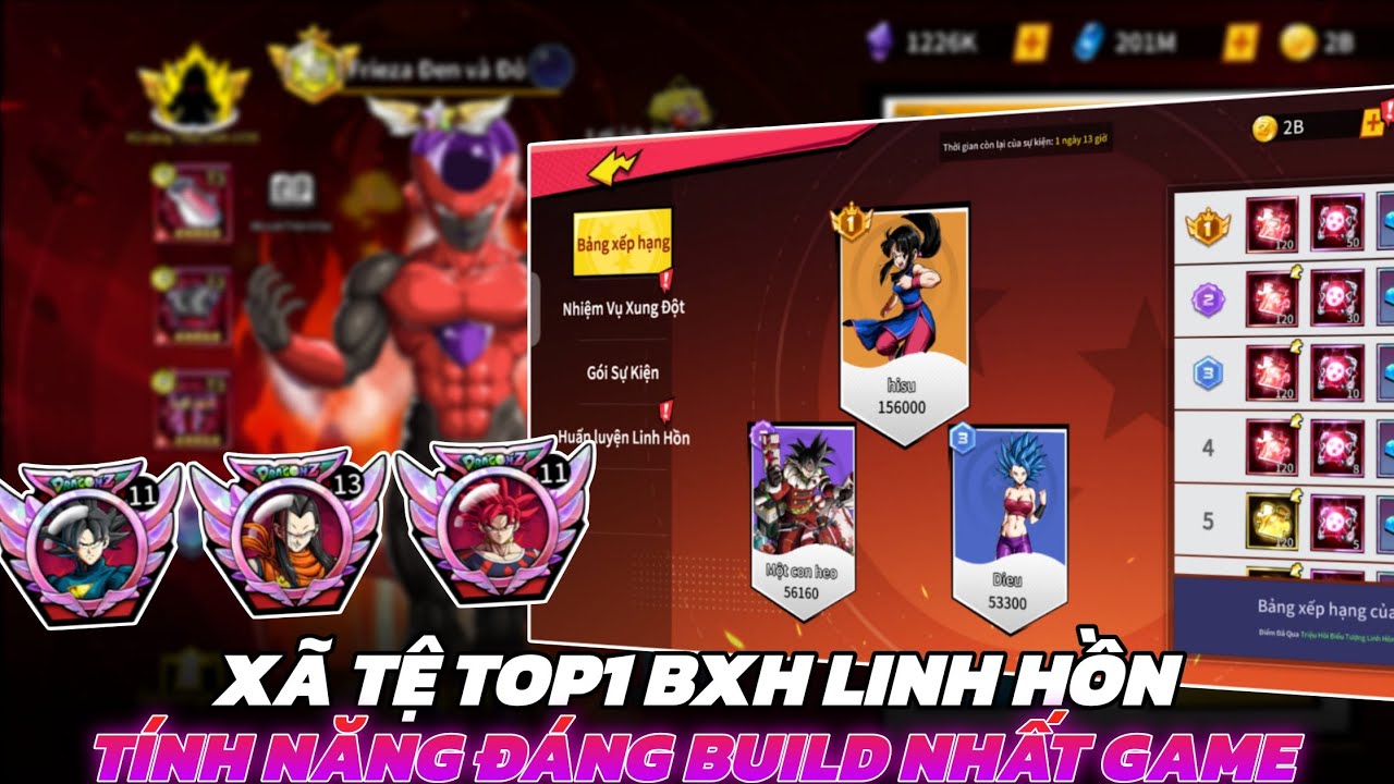 Chiến Binh Truyền Thuyết #13 - Tính Năng Xứng Đáng Build Nhất Game , Xã Tệ Up Top1 BXH