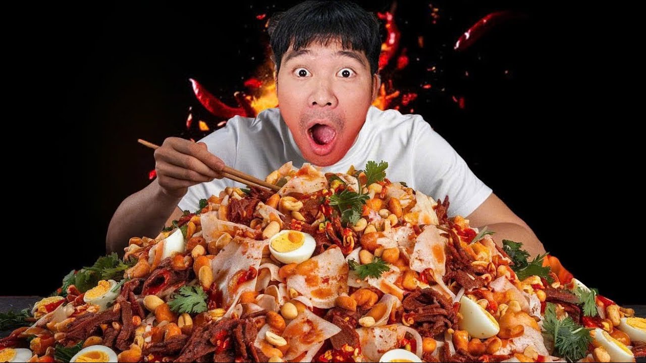 PHD | Người Cuối Cùng Ngừng Ăn 20Kg Bánh Tráng Trộn Siêu Cay Thắng 10 Triệu | Mixed Rice Paper