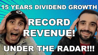 RECORD Revenue, OVER 15 Years of Dividend Growth and a RECENT 8.5% Dividend Increase! 🚀