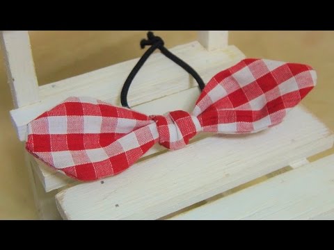 簡単 リボンヘアゴムの作り方 How To Make Ribbon Hair Accessories Youtube