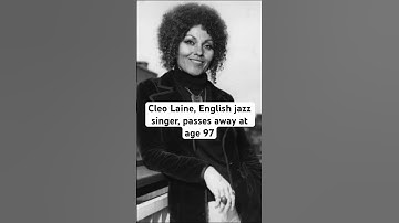Thumbnail of Cleo Laine, English jazz singer, passes away at 97 #death #jazz #music #cleolaine #dame #singer #rip