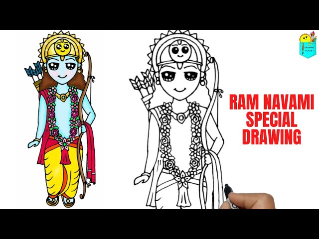 Happy Durga Ashtami and Ram Navami... - Drawing ART Studio | Facebook