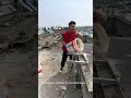DIY High-Altitude Trash Chute! A Construction Worker's Genius!  #construction #smartwork