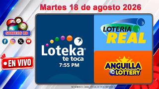 Loteka Loteria Real and Anguilla Live Tuesday August 18 2026 7 55 PM
