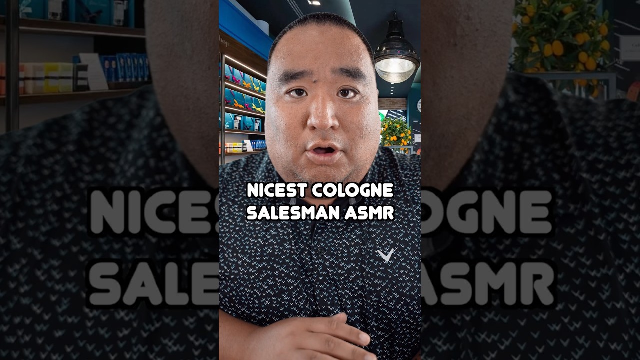 The NICEST Cologne Salesman #asmr #shorts