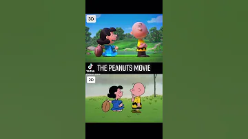 3D Peanuts movie and old school snoopy animation shot comparison #shorts