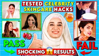 I TESTED BOLLYWOOD SKINCARE HACKS -Shocking Results😱#skincare #beauty #bollywood #celebrity #wow screenshot 1