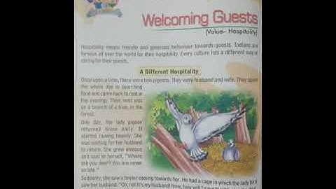 Class -3 II Moral Science II Chapter-9 Welcoming Guests ( Part-1)