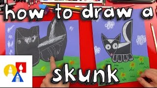 How To Draw A Skunk (For Young Artists)