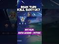 ROAM TAPI TOP KILL? PICK HERO INI #mlbb #mobilelegends #natalia #pushrank #mythicrank