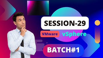 VMware vSphere | Data Center Virtualization | Server Virtualization |  Lec 29 10 dec 2022 saturday