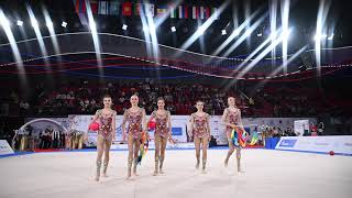 Russian National Group 3 ribbons 2 balls Grand Prix Moscow 2023 EF Resimi