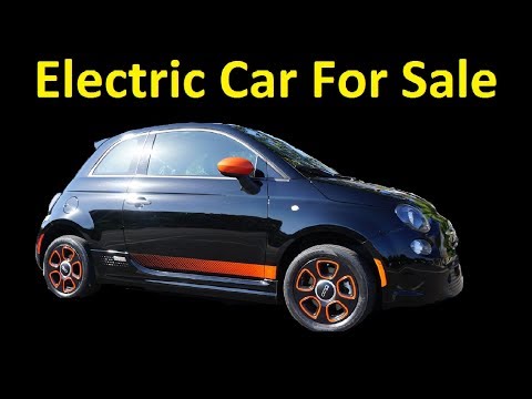 fiat-500e-electric-car-for-sale-no-gas-free-hov-~-video-review
