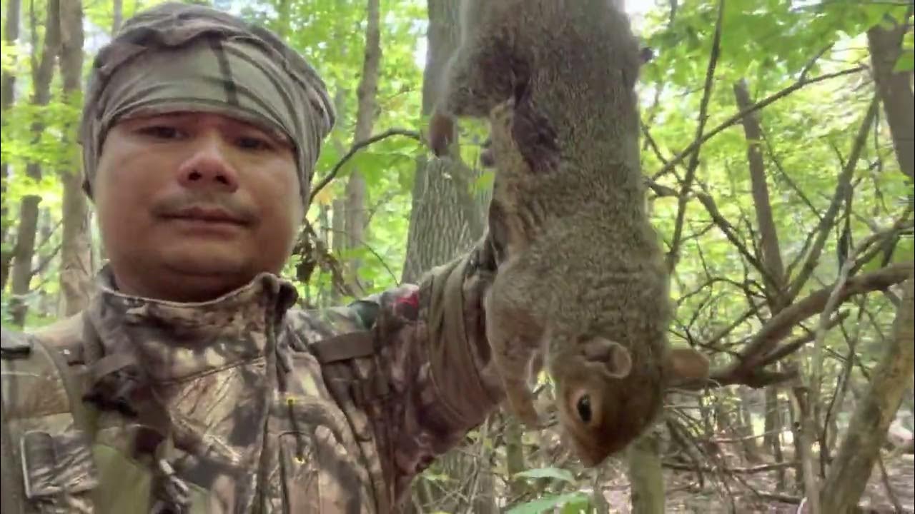 Squirrel hunting first day 2022 YouTube