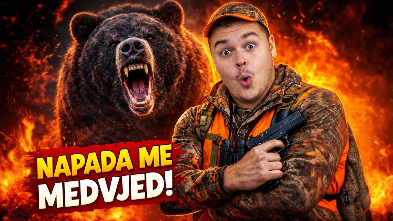 SAMO PIŠTOLJ PROTIV MEDVJEDA?! 😱 @DjuraFrizura
