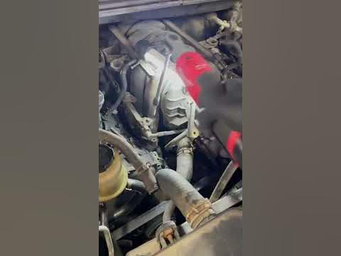 QuickTips: V8 Nissan Pathfinder starter replacement - YouTube