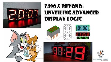Advanced Display Logic:A Journey into 7490&Equivalent ICs! #learning #prototyping #electronicproject