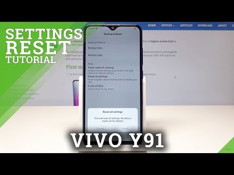 How to Restore Default Configuration in VIVO Y91 - Reset Settings