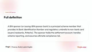 BIN Sponsor Explained: The Regulated Bank Quietly Powering Every Fintech Card