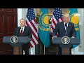 President Trump Participates in Joint Press Statements with President Nursultan Nazarbayev