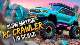 Slow motion RC Crawler 1/8 scale - Inspirational Episode 8