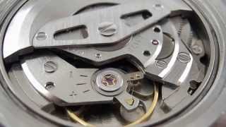 Seiko World Time Automatic Movement Cal.6117B Running.