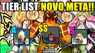 A MELHOR NOVA TIER LIST DE TODAS no ALL STAR TOWER DEFENSE!!! ATUALIZADA  *tier list* ‹ KODAK › 