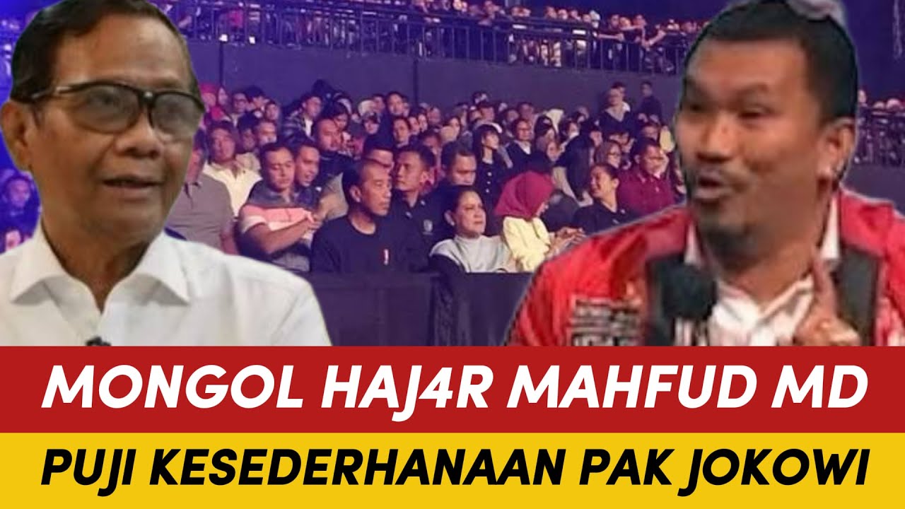 KERENN, MONGOL HAJ4R MAHFUD MD! PUJI KESEDERHAAN PAK JOKOWI DEPAN PUBLIK!