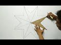 3D OPTICAL ILLUSION STAR 3D WALL PAINTING | MURAL DINDING EFFECT BINTANG 3D